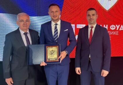 Predsjednik FK “Radnik” iz Bijeljine: Ćorić izabran za najboljeg fudbalskog radnika Srpske