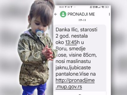 Pokrenut sistem “Pronađi me” zbog nestanka svogodišnje djevojčice: Cijela država na nogama