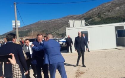 Dodik u Trebinju: Obišao radove na izgradnji nove bolnice VIDEO