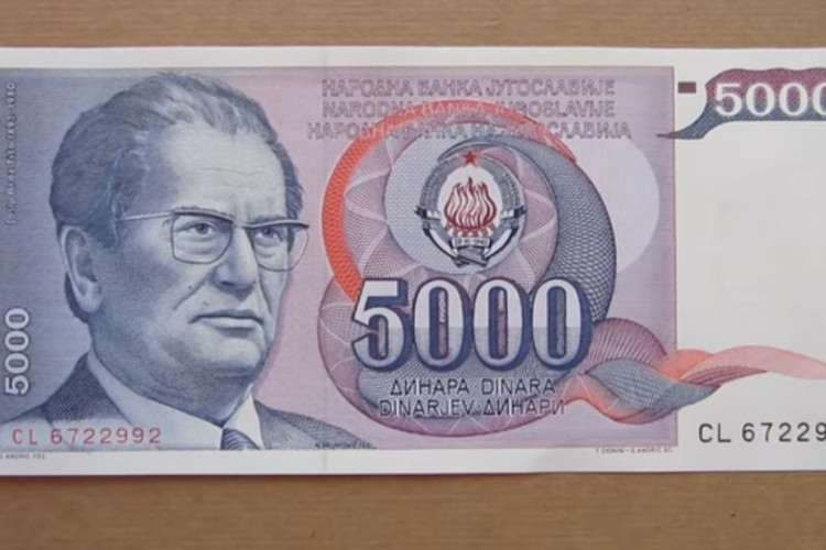 “Bura” u javnosti: Novčanica sa likom Tita imala grešku koju je malo ko primijetio