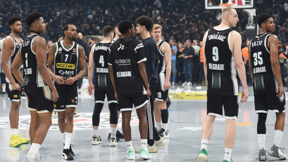 Košarkaši Partizana nastavili crni niz