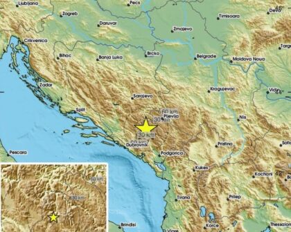 Opet se treslo tlo: Još jedan zemljotres u Crnoj Gori