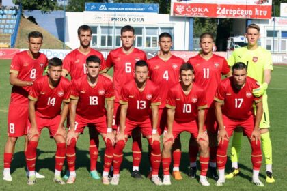 Danska ipak prejaka za Orliće: Omladinci Srbije neuspješni u prvom kvalifikacionom meču