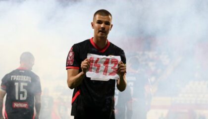 Podrška za Sergeja: Mladi fudbaler Borca oduševio proslavom gola