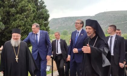 Iguman Danilo poželio dobrodošlicu: Dodik i Vučić posjetili manastir Žitomislić