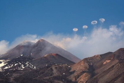 Gospodarica prstenova: Pogledajte kako vulkan Etna izbacuje savršene krugove dima VIDEO