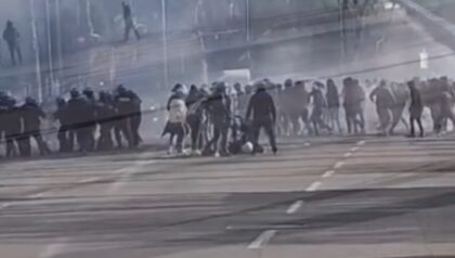 Tuča huligana: Na ulicama Rima se sukobili navijači Rome i Lacija VIDEO