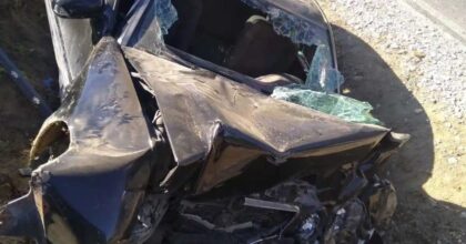 Vozilo zgužvano kao konzerva: Jedna osoba povrijeđena u teškom udesu VIDEO