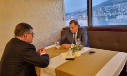 Oči u oči: Nakon Grčke, Dodik se sastao sa Lajčakom u Mostaru