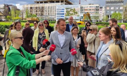 Kulin ban stiže u centar Banjaluke: Stanivuković obišao gradilište u „Parku knjige“ FOTO