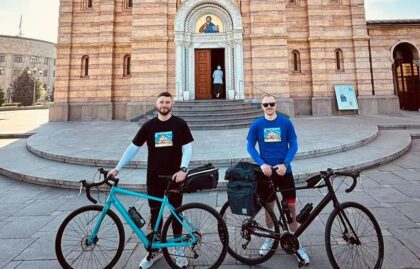 Banjalučani biciklima krenuli do Grčke: Motiv za hodočašće porodica, zdravlje i vjera
