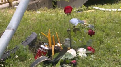 “Krivina smrti” u Banjaluci odnosi živote: Svijeće, ruže i srušeni znak kao podsjetnik