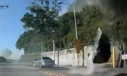 Stijene se obrušile na automobile: Zastrašujući snimak zemljotresa na Tajvanu VIDEO