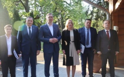 Dodik, Cvijanović i Stevandić na sastanku sa Vučićem, Brnabić i Dačićem: Na stolu ove teme