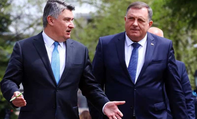 Dodik: Vjerujem da će Milanović nastaviti politiku poštivanja Dejtonskog mirovnog sporazuma