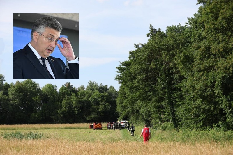 Plenković: Sve osobe u srušenom avionu su hrvatski državljani
