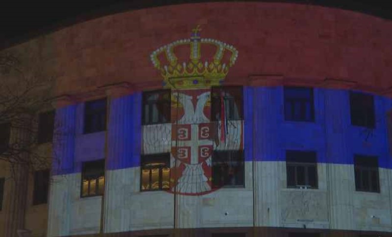 Srpski narod uvijek zajedno: Palata Republike večeras u bojama zastava Srpske i Srbije