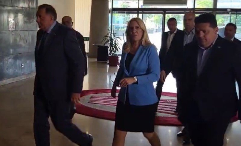 “Trojka”, SNSD i HDZ u Sarajevu: Počeo sastanak partnera u vlasti na nivou BiH VIDEO
