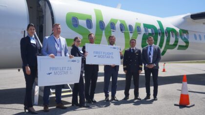 Letovi za Italiju i Njemačku: Na mostarski aerodrom sletio prvi avion kompanije Sky Alps