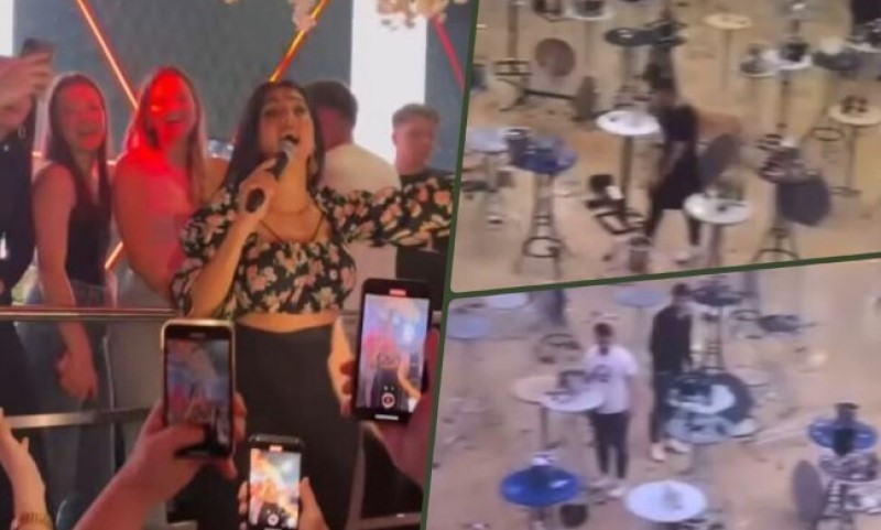 Klub demoliran, policija hitno reagovala: Masovna tuča na nastupu Tanje Savić u BiH VIDEO