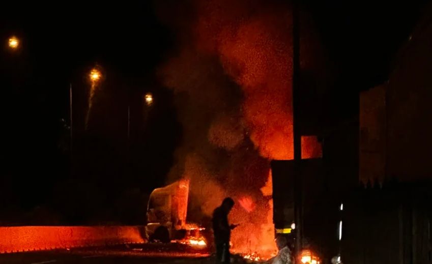 Haos na brzoj cesti u Trnu, gorjeli kamioni i benzinska pumpa FOTO/VIDEO