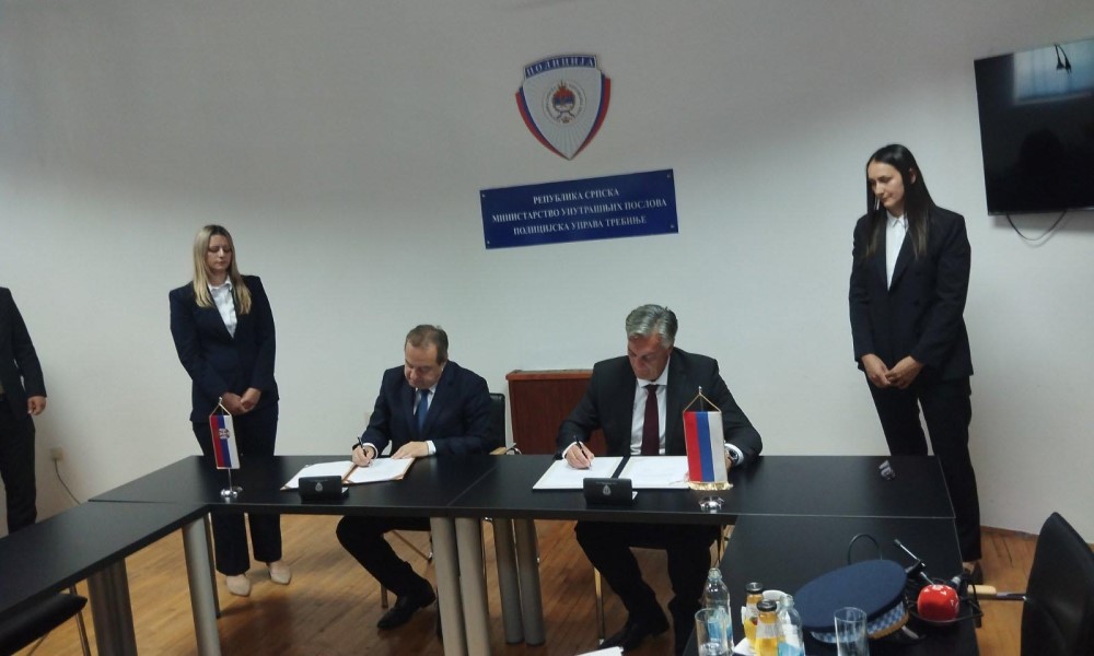 Sastanak u Trebinju: Karan i Dačić potpisali memorandum o saradnji