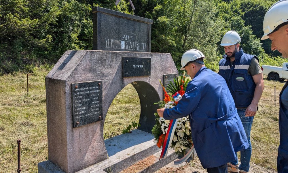 Položeni vijenci: Obilježeno 70 godina od pogibije 15 rudara