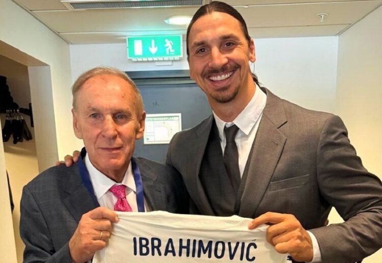 Džajić dao Ibrahimoviću dres Srbije sa desetkom na leđima FOTO