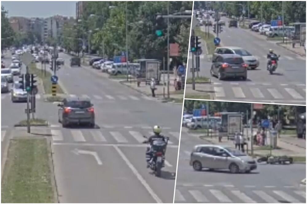Užas u Novom Sadu: Vozač pod dejstvom narkotika udario policajca na motociklu