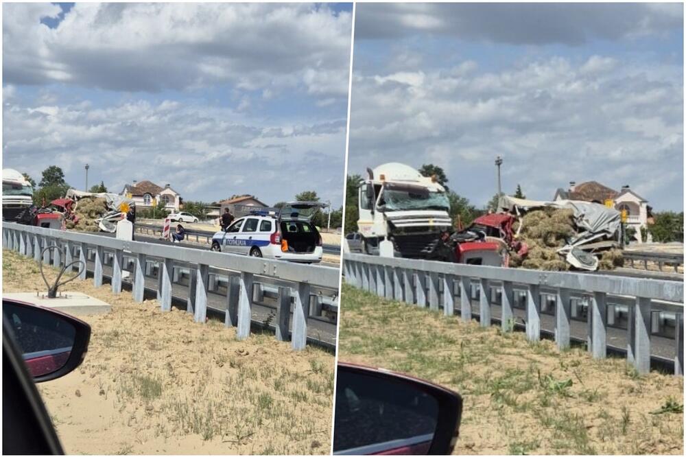 Sudar dva kamiona: Jedan vozač poginuo, drugi teško povrijeđen