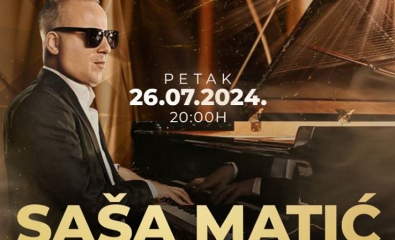 Pjevač najavio koncert u ovom dijelu BiH: Saša Matić ispunjava želju fanova