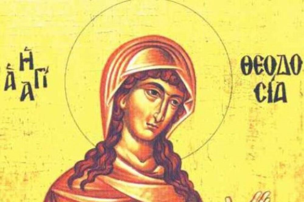 Vjernici slave prepodobnu mučenicu Teodosiju Tirsku: Vjeruje se da danas ne treba koristiti konopac