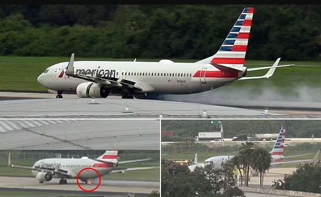 Pilot brzo reagovao: Avionu eksplodirala guma pri polijetanju VIDEO