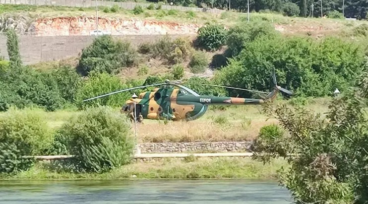 Načelnik PU Trebinje ocijenio: Spuštanje helikoptera EUFOR-a narušilo bezbjednosni sklad