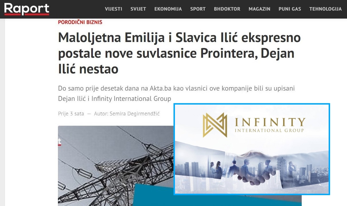 Infinity grupacija demantovala skandal priču Raporta: Lažnom tezom “oživjeli” pokojnika