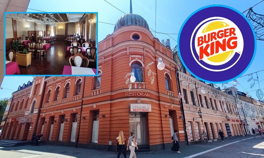 “Burger King” se otvara u prizemlju banjalučke poslastičarnice: Restoran “Citadela” na spratu radi punom parom FOTO