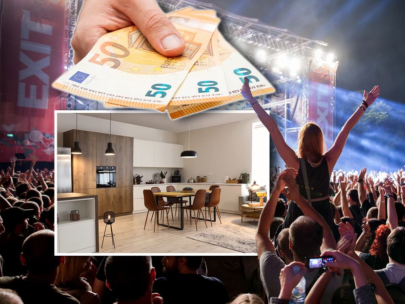 Novosađani podigli cijene uoči Exita: Za stan bez prozora traže skoro 120 maraka po danu