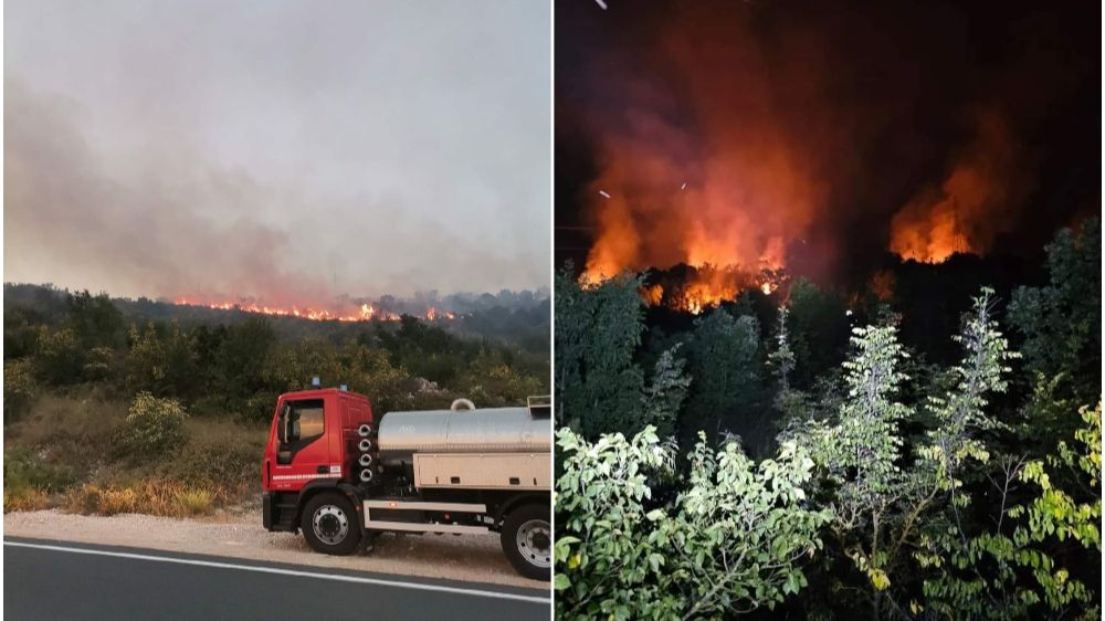 Kuće su za sada odbranjene: Požar kod Mostara nastavlja da se širi