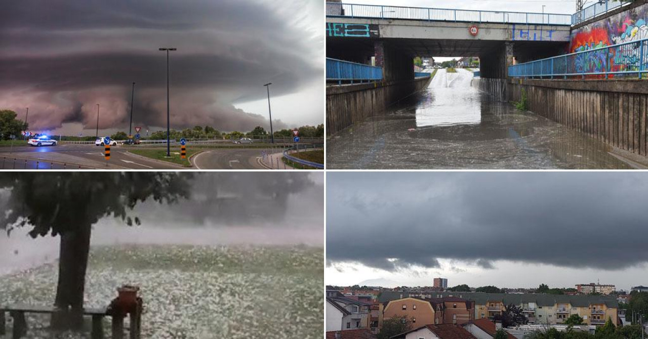 Grad napravio haos u Slavoniji: Ljudi sa suzama u očima gledaju svoje kuće koje je uništilo nevrijeme VIDEO