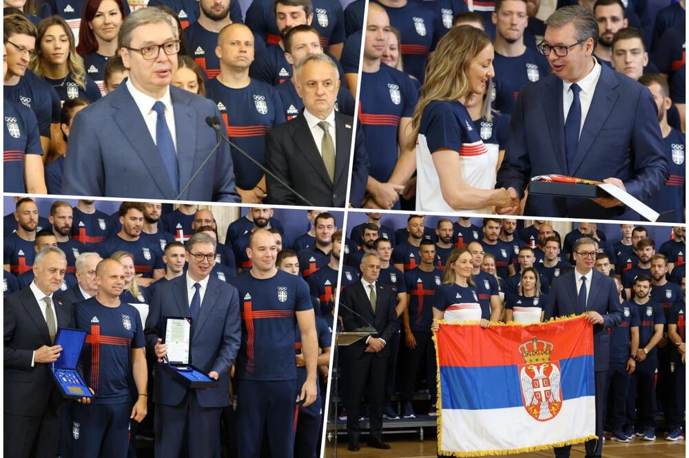 Vučić uručio državnu zastavu olimpijskom timu Srbije: Nadamo se najvećoj žetvi medalja do sad