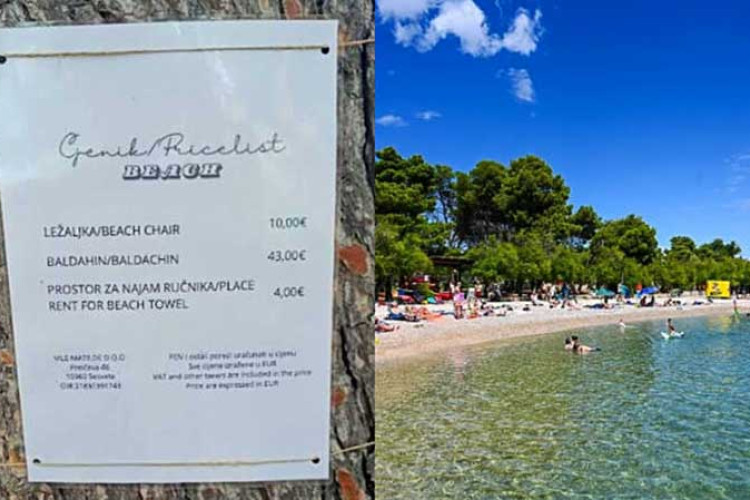 Turisti se žale: Na Jadranu naplaćuju i mjesto za peškir