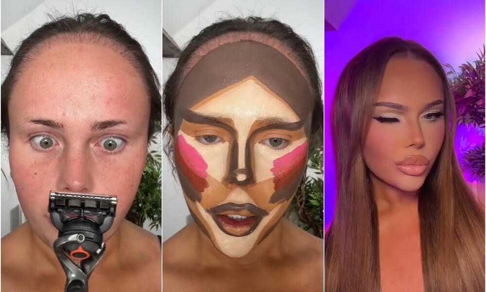 “Možeš i da se zacementiraš, koliko pudera stavljaš”: Djevojka pokazala nevjerovatnu moć šminke VIDEO