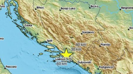 Zemljotres u Hrvatskoj, osjetio se i u BiH