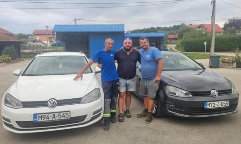 Gazda iz snova: Braco je dvojicu radnika nagradio automobilima