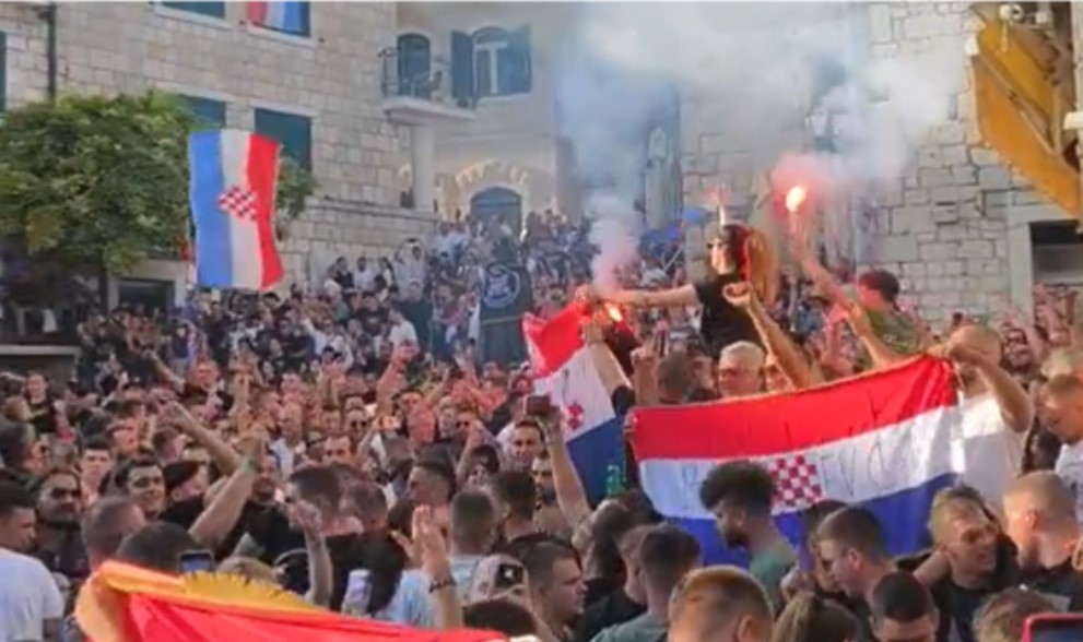 Ružne scene u Hrvatskoj: Uvod u koncert se pretvorio u ustaški dernek VIDEO