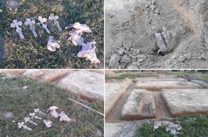 Građani Prnjavora u šoku: Krstovi pronađeni u temelju kuće i dalje pod velom misterije