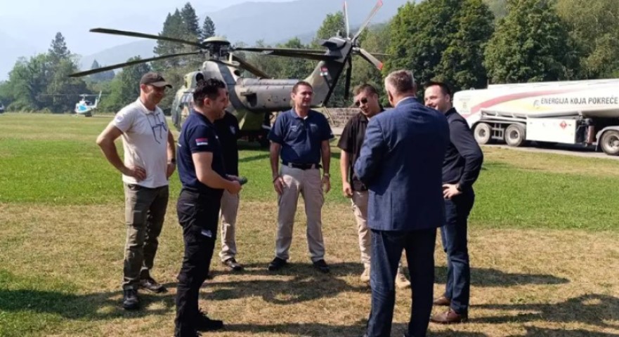 Lakše se diše: Ugašen požar na Tjentištu