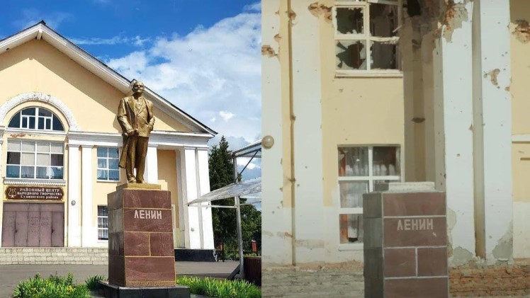 Ukrajinci se oglasili: Srušen spomenik Lenjinu u ruskom gradu