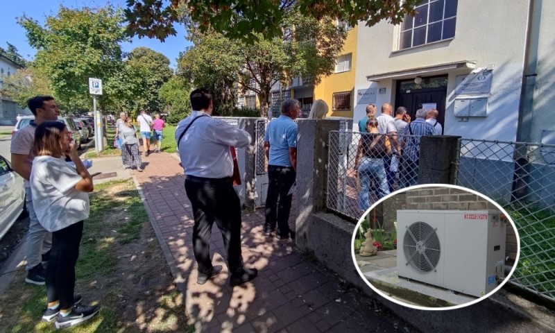 Gužva pred Fondom u Banjaluci: Došli po pomoć za novu stolariju i fasadu FOTO