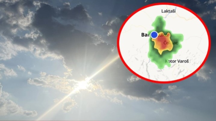 Sprema li se kiša? Olujni oblak se pojavio iznad Banjaluke